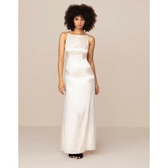 Agent Provocateur Classic Ivory Silk Slip Dress AP3 Medium NWT